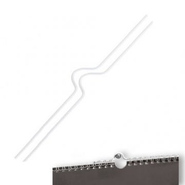 Colgadores Calendario Blanco 150 mm  (1500 Uds.)